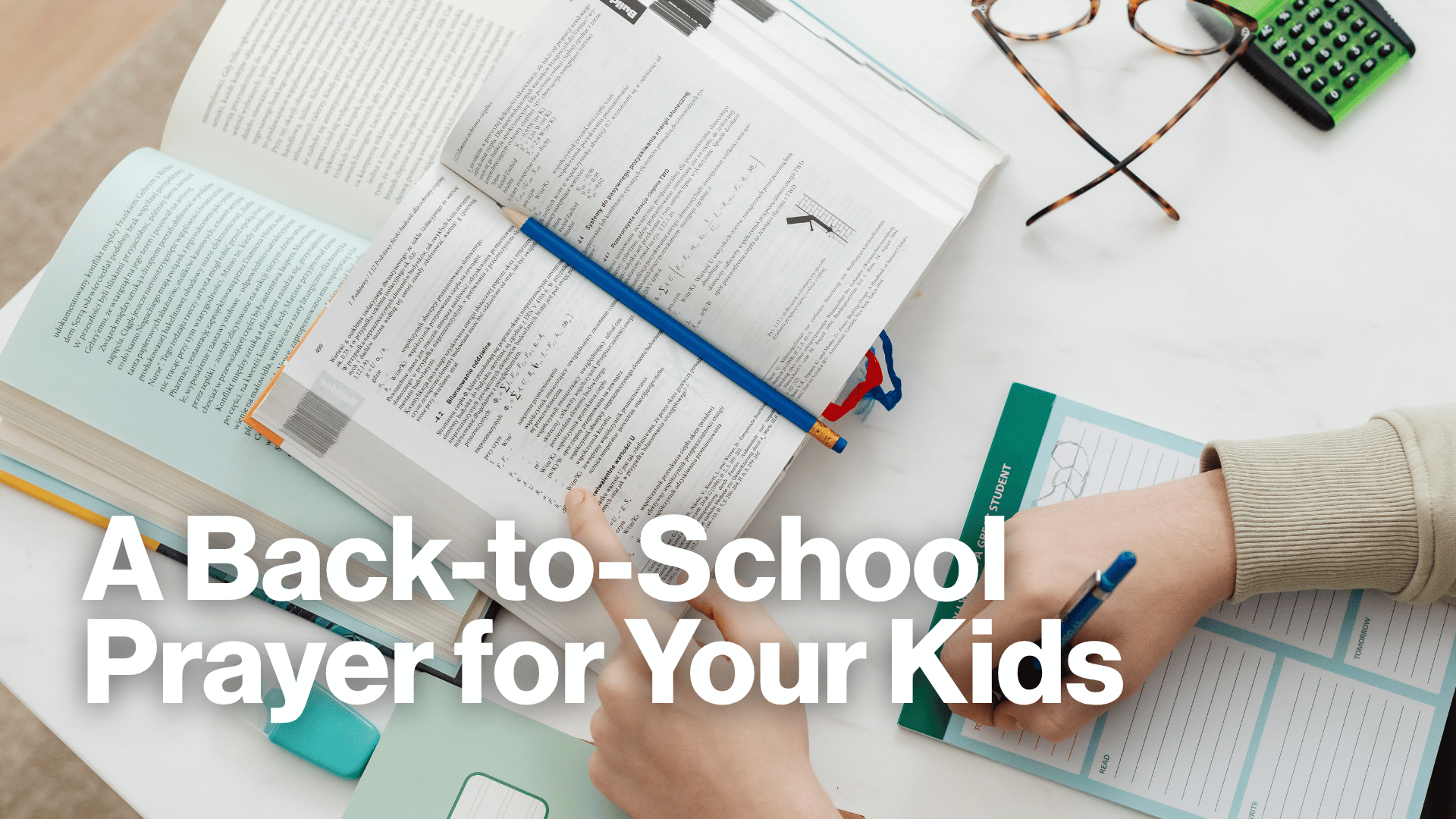 A Back-to-School Prayer for Your Kids Image