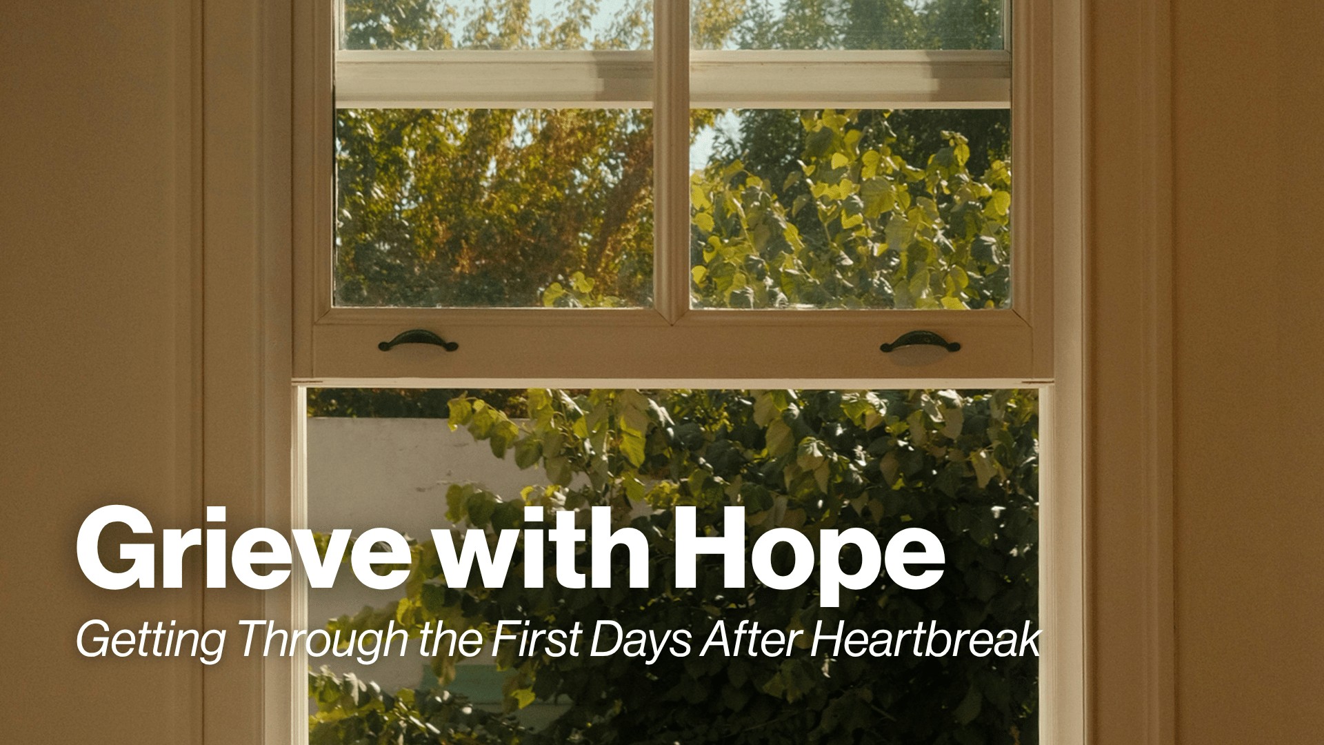 Grieve with Hope: Getting Through the First Days After Heartbreak Image