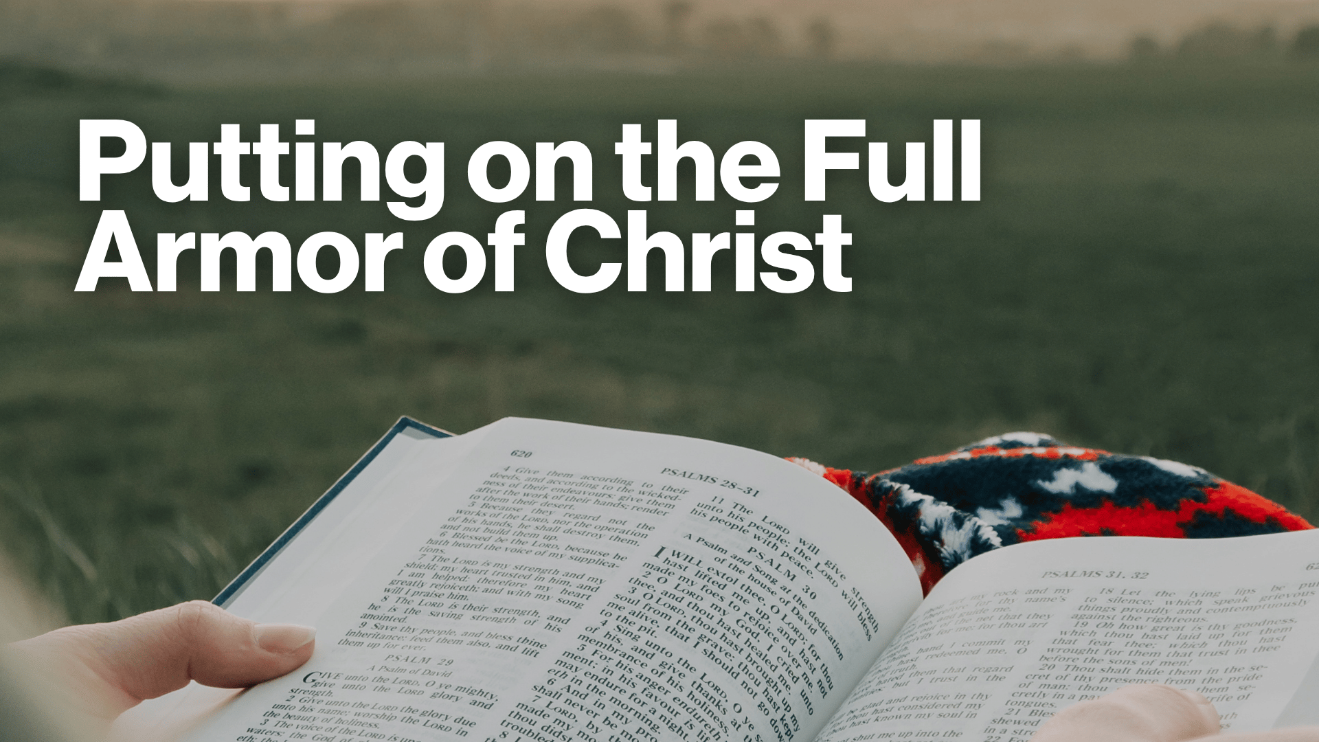 Putting on the Full Armor of Christ Image