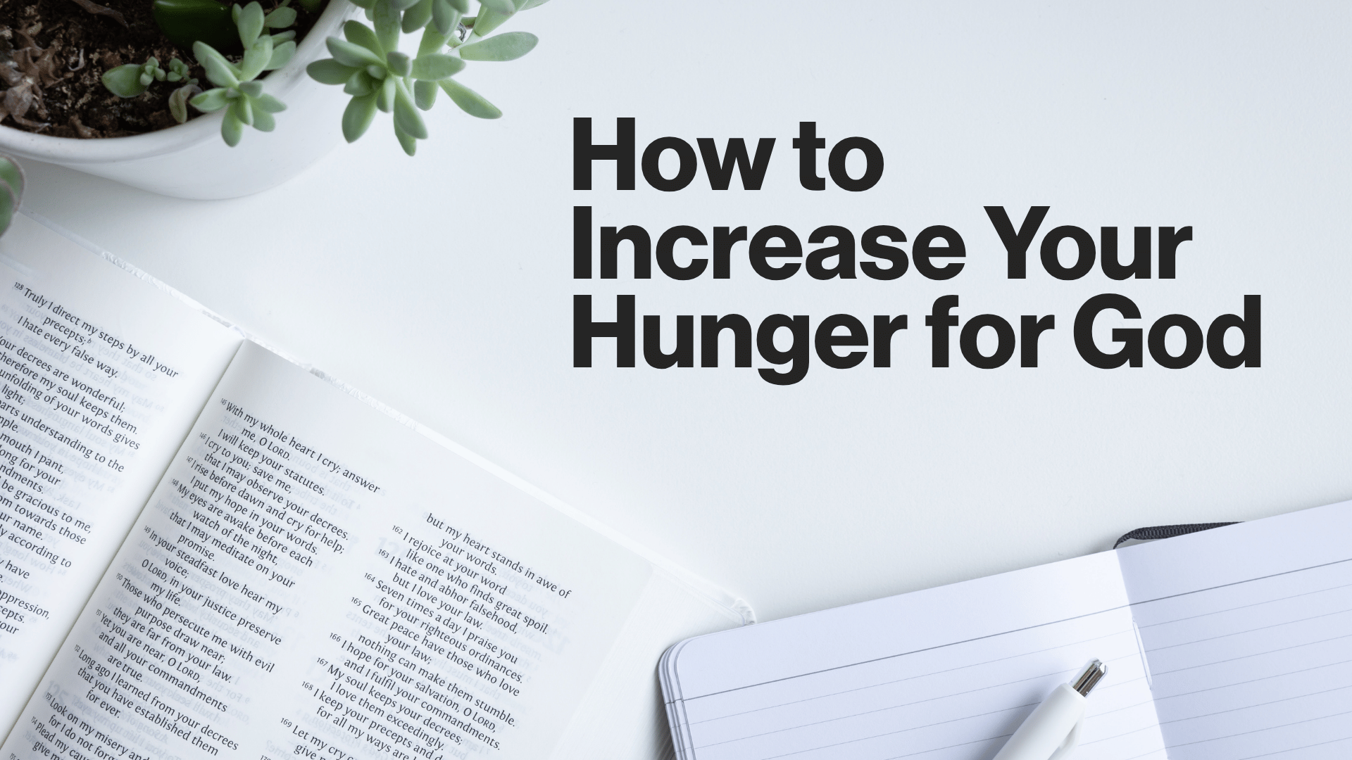 How to Increase Your Hunger for God Image