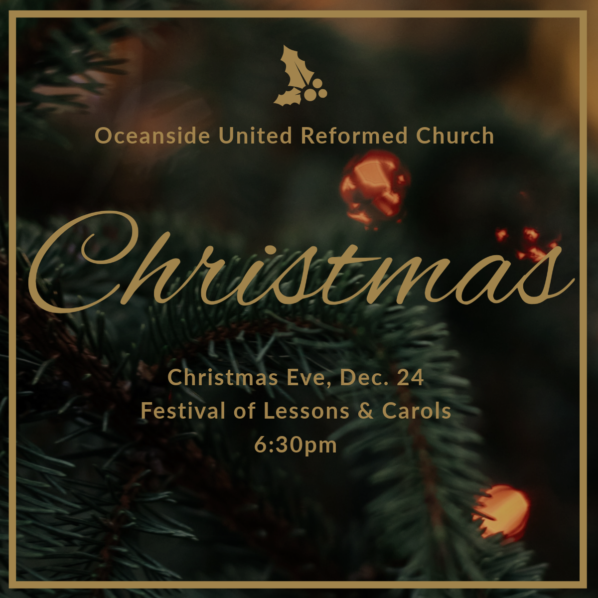 Christmas Eve Festival of Lessons & Carols