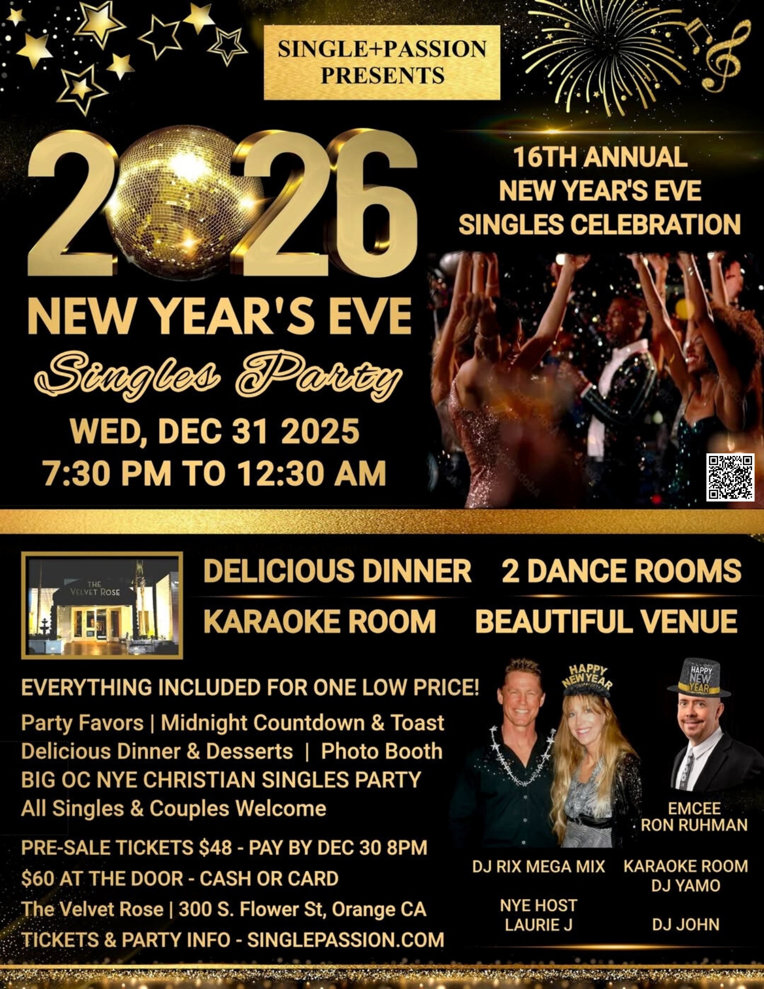  NEW YEAR'S EVE CELEBRATION  