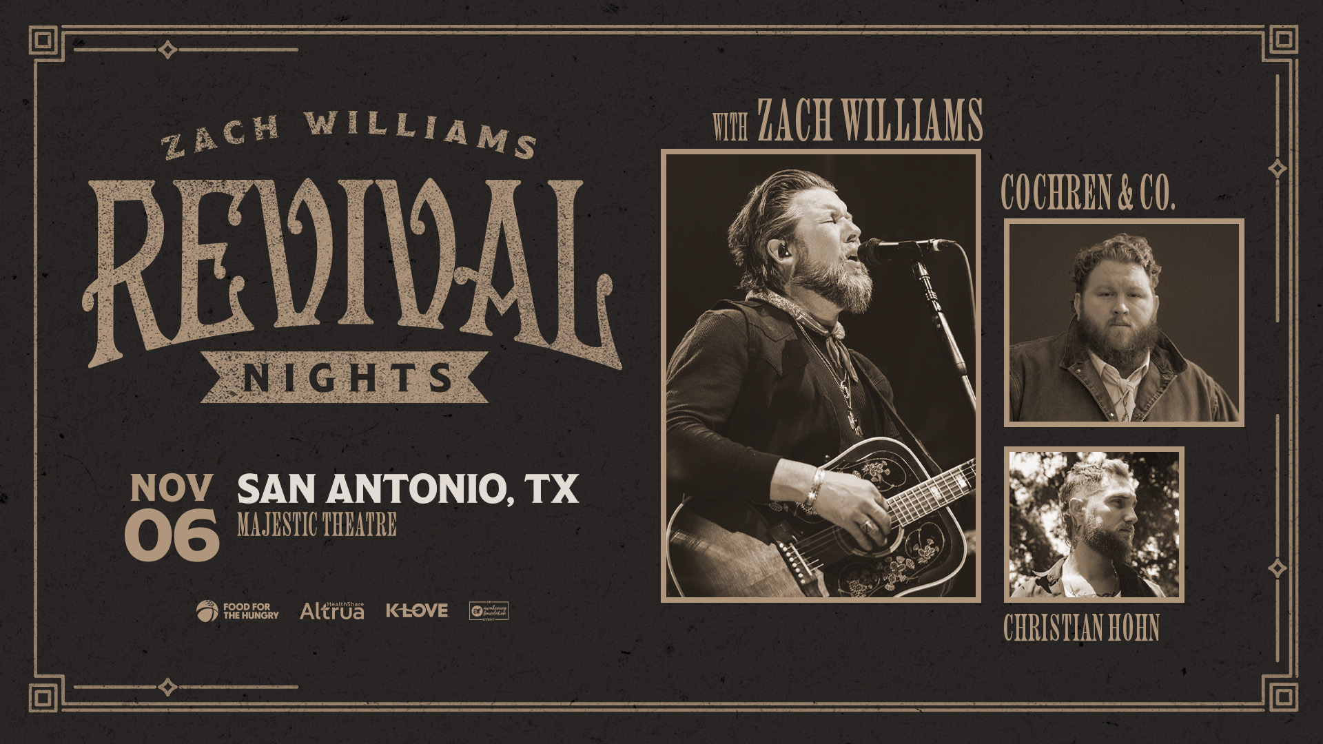 Zach Williams: Revival Nights Tour 2026