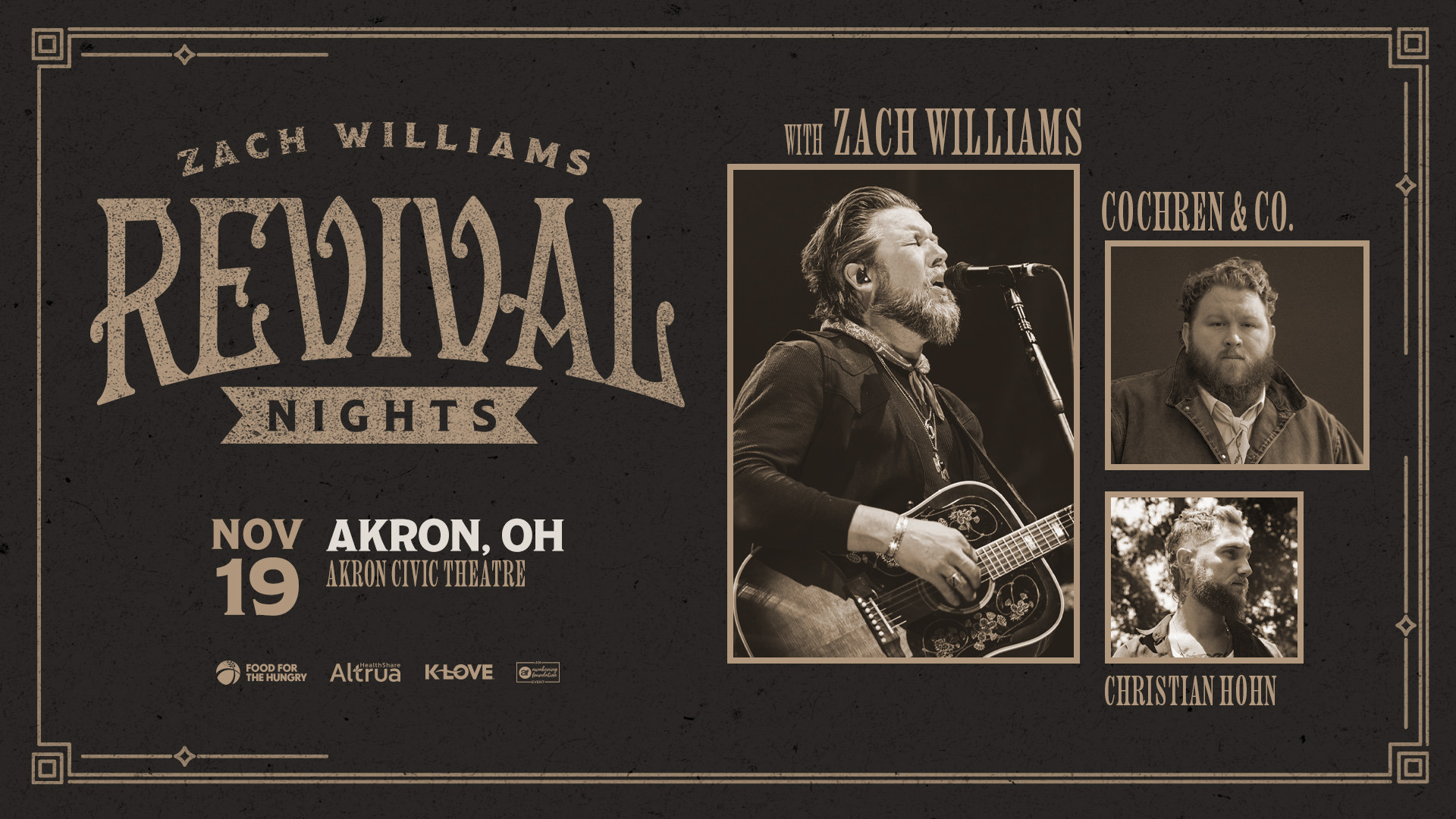 Zach Williams: Revival Nights Tour 2026