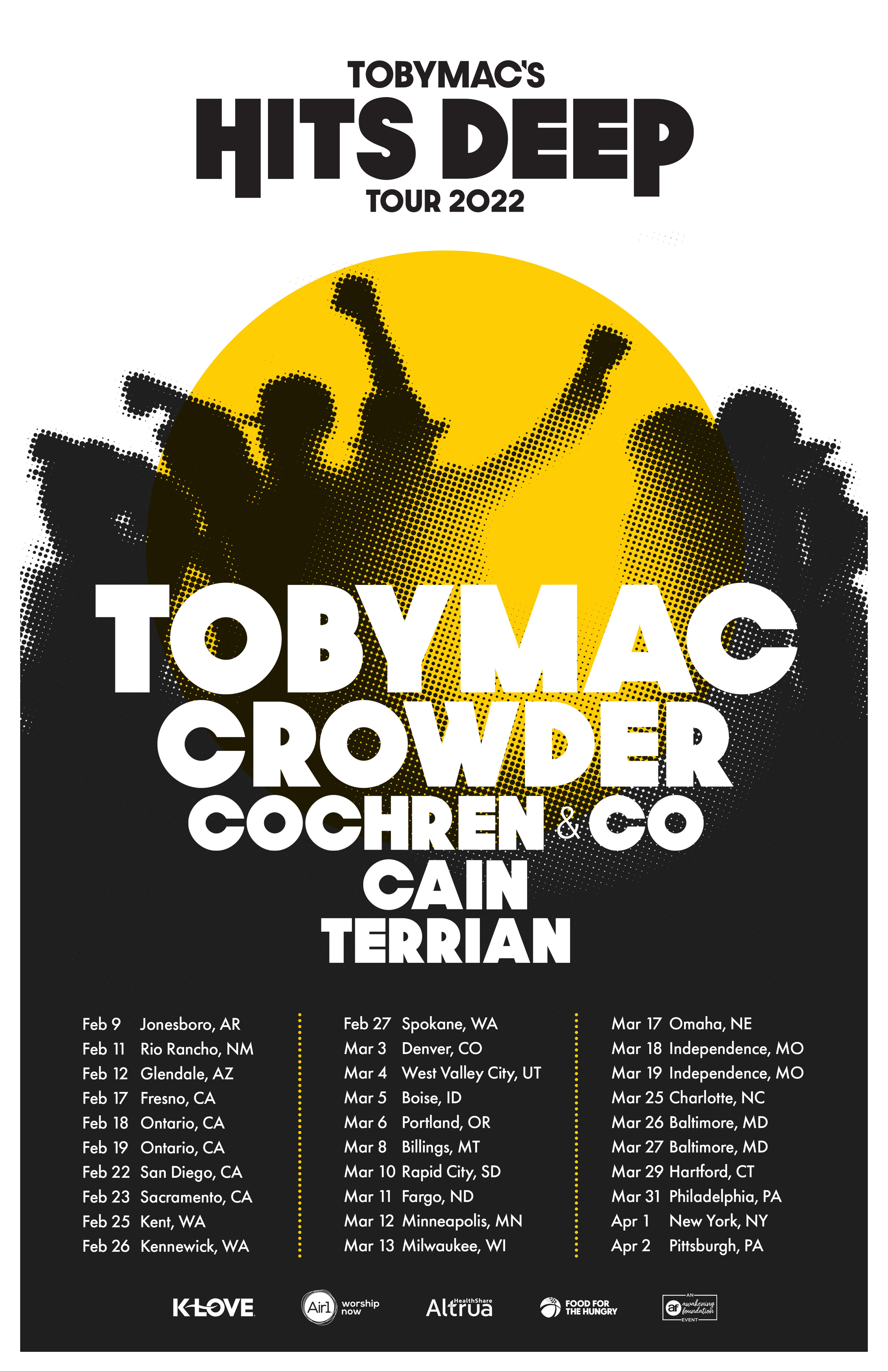 TobyMac's Hits Deep Tour- SOLD OUT