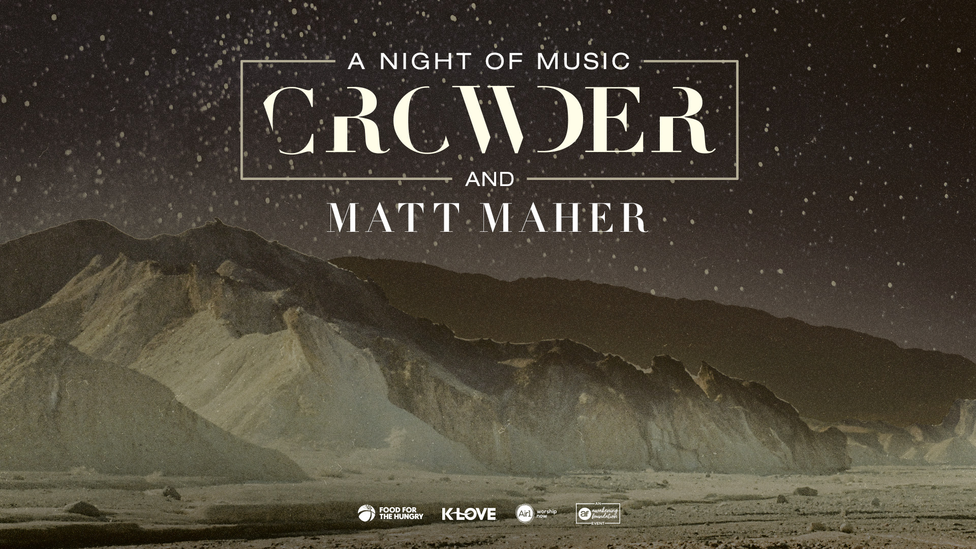 A Night of Music with Crowder and Matt Maher