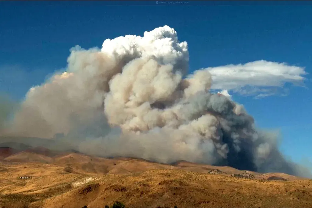 Firefighters See Progress In Massive Nevada Wildfire