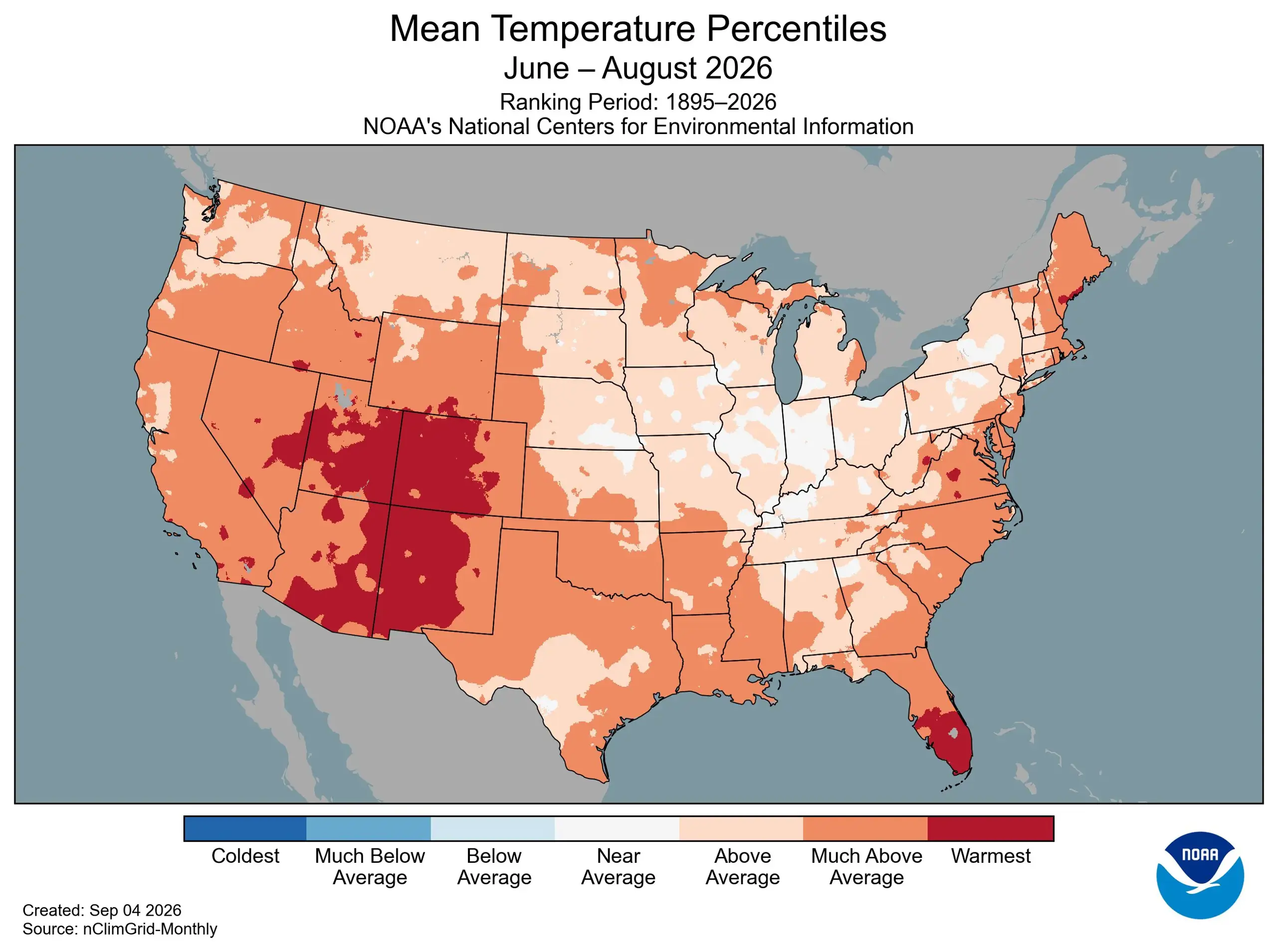 Just Released: 2026 Is Warmest American Summer On Record 