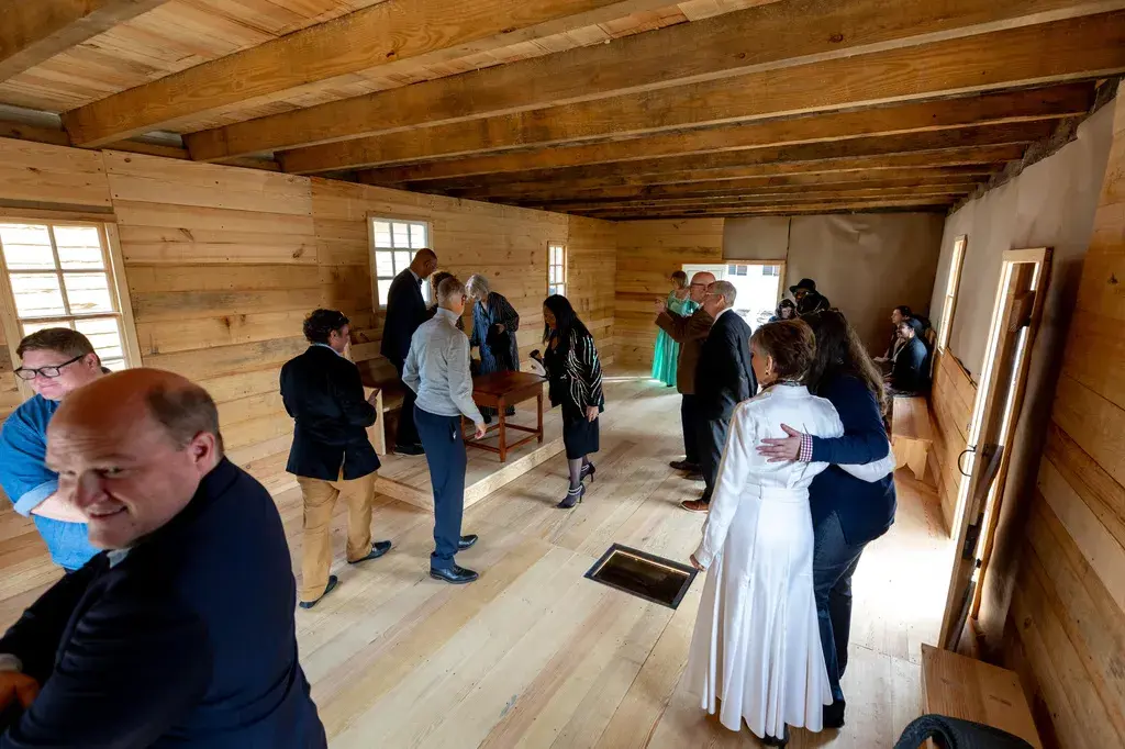 1776 Black Church Reconstructed In Virginia