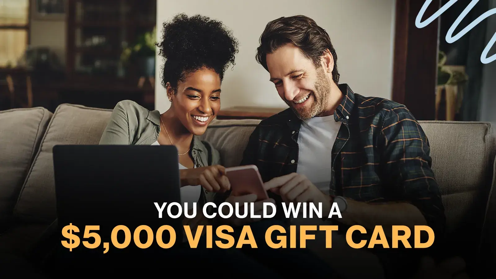 You could win a 5000 dollar Visa gift card