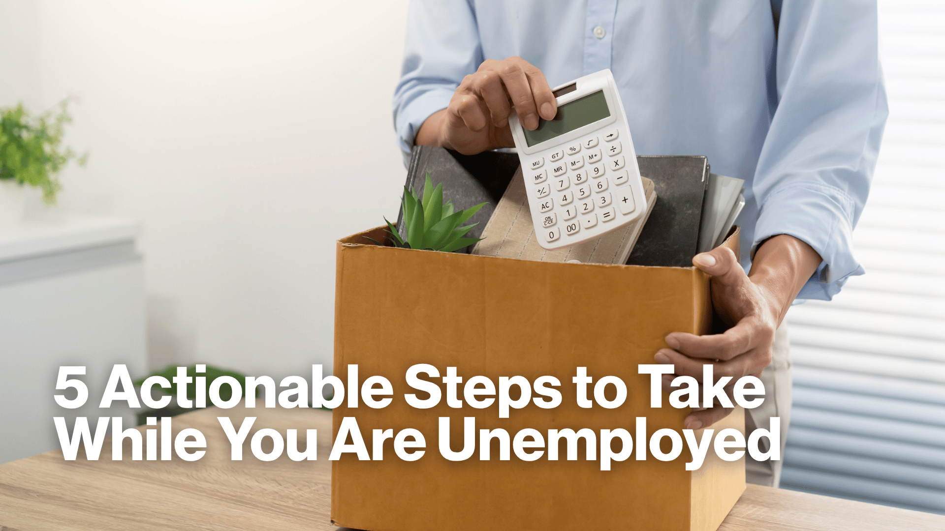 5 Actionable Steps to Take While You Are Unemployed Image