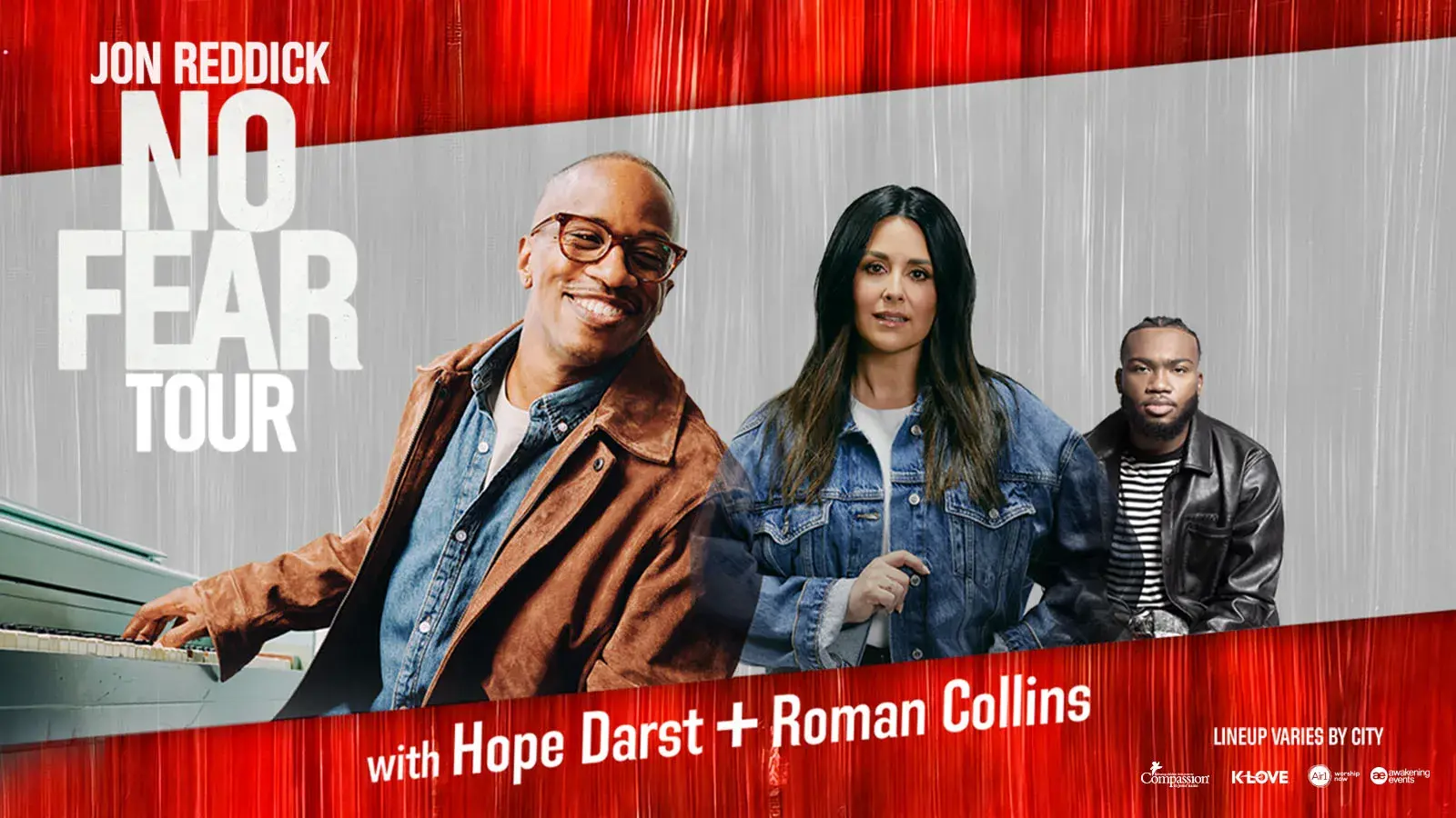 Jon Reddick No Fear Tour with Hope Darst and Roman Collins