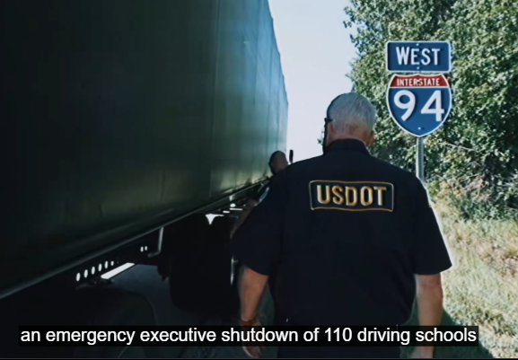 110 Fraudulent Truck Driving Schools Shut Down By Sec. Duffy