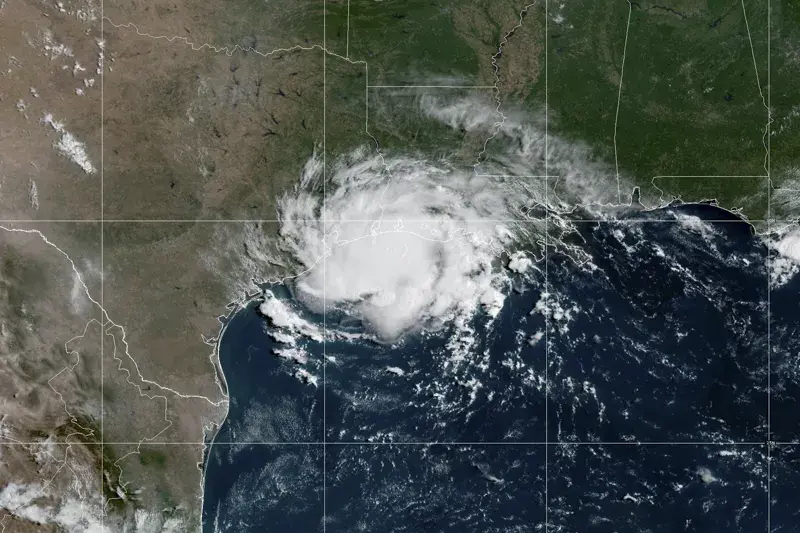 Edouard Weakens But Still Dumping Heavy Rain On Texas