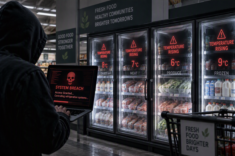 New Unprecedented Cyber Attack: Hundreds Of Grocery Stores' Refrigeration Systems Hacked, Overheat