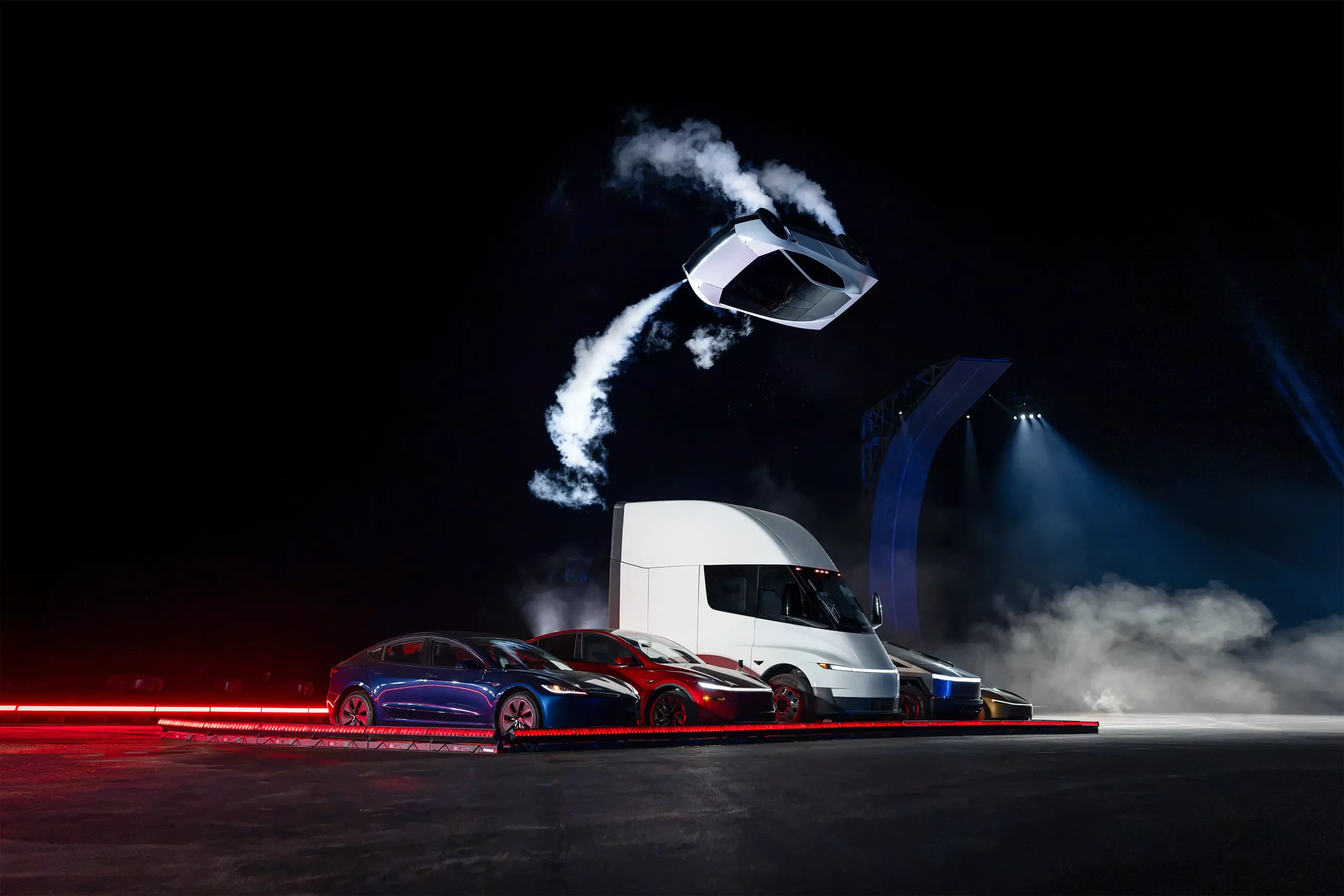 Watch: New Tesla 'Roadster' With Thrusters Can Flip In The Air