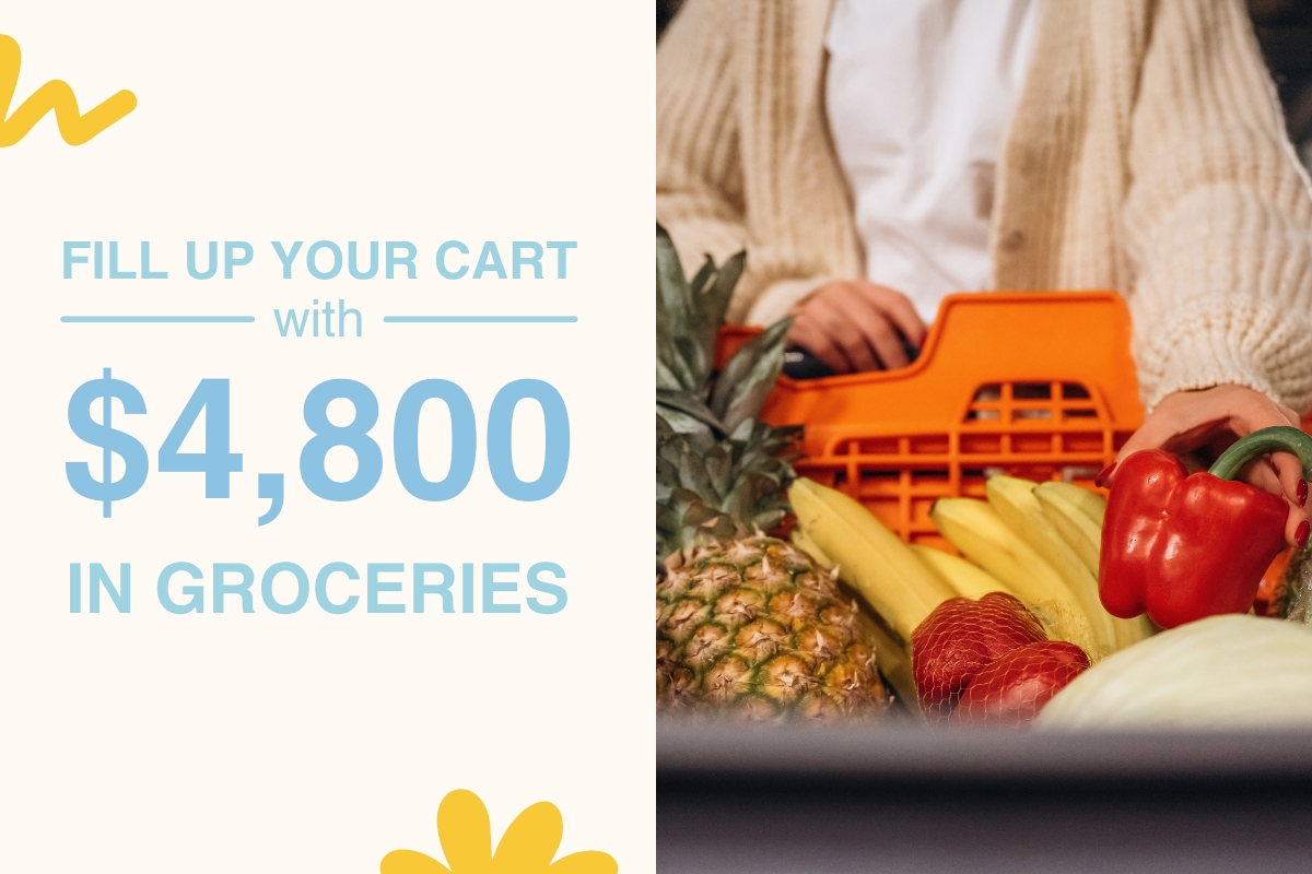 Fill Up Your Cart With $4,800 In Groceries