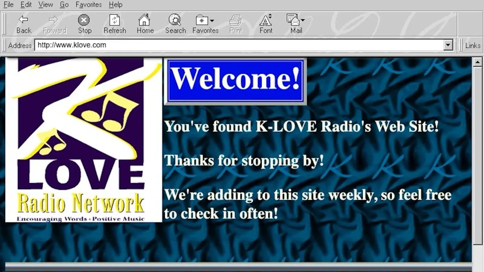 KLOVE.com goes live, streaming online programming to a worldwide audience